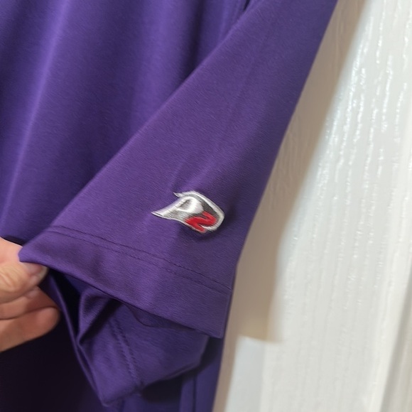P2 By pro player, LSU monogrammed size medium purple short sleeve polo - Picture 7 of 8